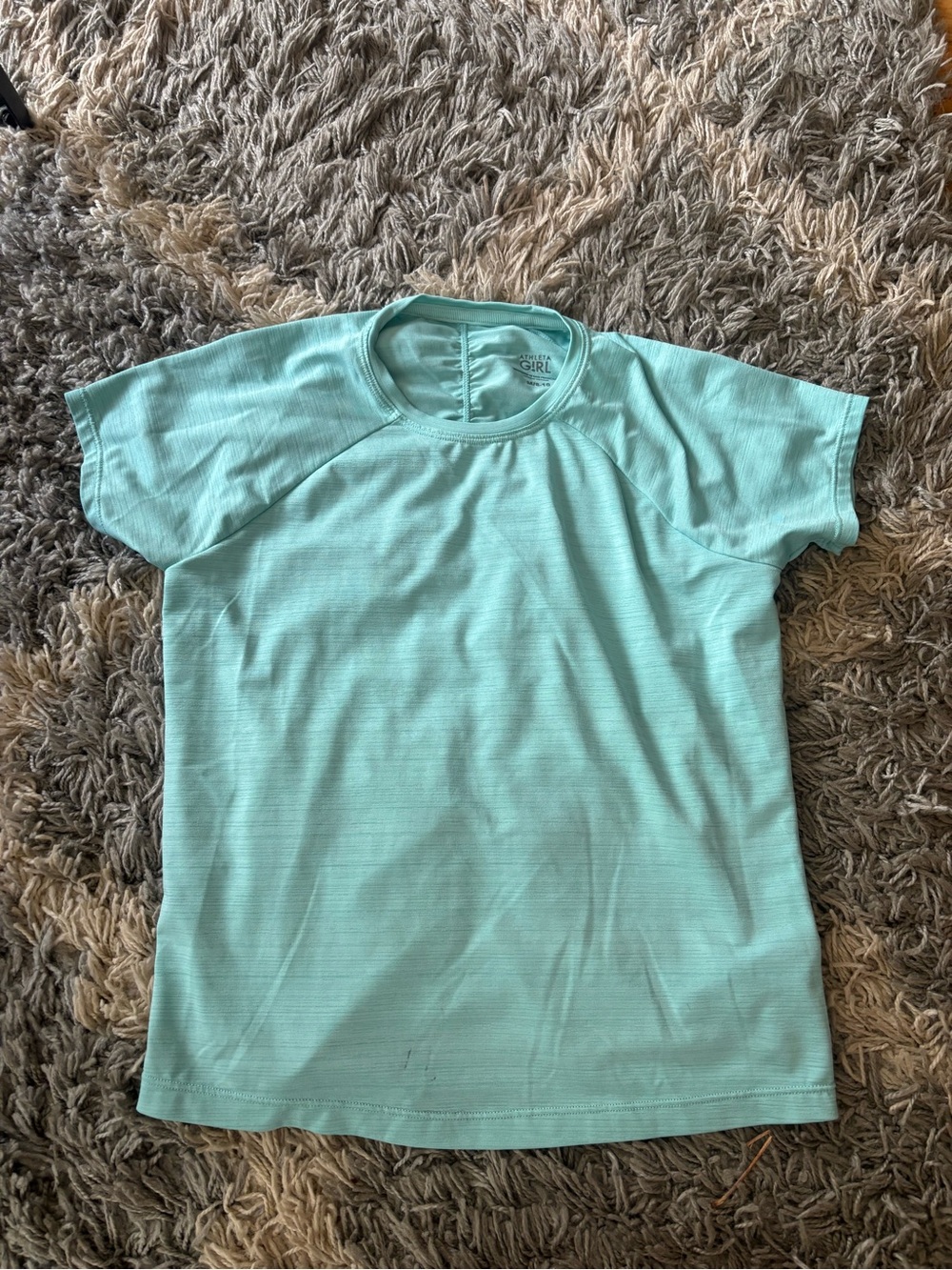 Athleta Girls Mint Short-Sleeve Active Tee